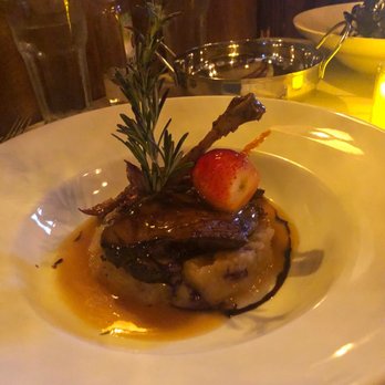 Le Canard-Enchaine - Confit of Duck Over Concassee of Apple - Amazing! - French Near Me - Kingston, New York
