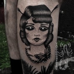 Here's a tattoo that my artist named "Dirt" did on me yesterday.