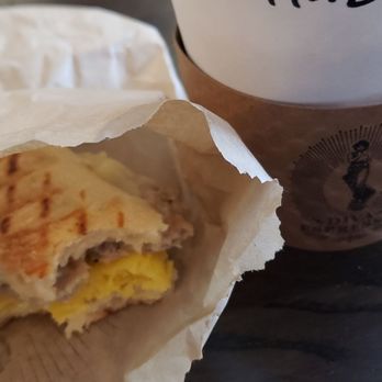 Diva Espresso - Broadview - Sausage omelet melt, yummy goodness - Coffee Roasteries Near Me - Seattle, Washington