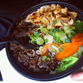 WaBa Grill - Half half veggie bowl - Fast Food Near Me - Orange, California WaBa Grill - Half half veggie bowl - Fast Food Near Me - Orange, California