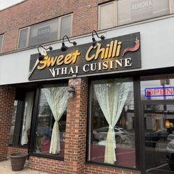 Sweet Chilli Thai Cuisine - Outside the restaurant street view
