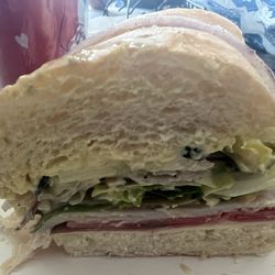 Sandwich #13 with roast beef and turkey. Not much meat.