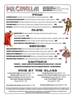 Menu photo 3 Pulcinella! New Orleans, LA Menu photo 3 Pulcinella! New Orleans, LA