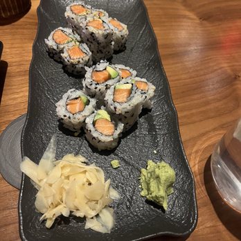 Kuro - Salmon avocado and spicy salmon maki - Japanese Near Me - Atlantic City, New Jersey Kuro - Salmon avocado and spicy salmon maki - Japanese Near Me - Atlantic City, New Jersey