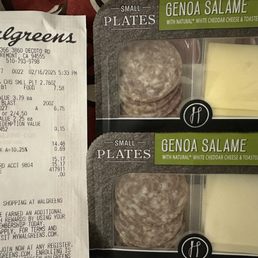 Expired small plates Genoa Salame