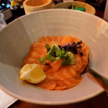 Toriya - Salmon-Don/Sake Donburi. $24. Go to other spots for this but still, it's fine - Izakaya Near Me - New York, New York Toriya - Salmon-Don/Sake Donburi. $24. Go to other spots for this but still, it's fine - Izakaya Near Me - New York, New York