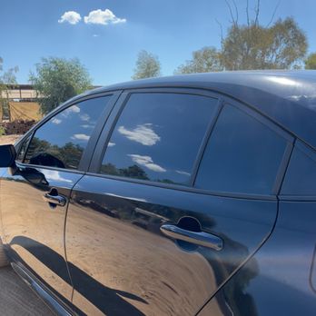 Tint Xclusives - Toyota Corolla freshly tinted in our carbon film 5% - Car Window Tinting Near Me