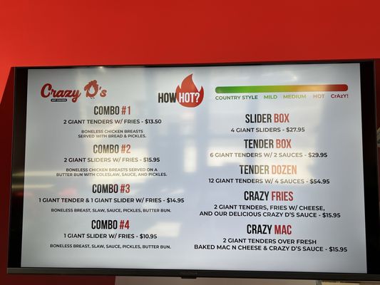 Menu photo 8 Crazy D’s Hot Chicken Las Vegas, NV Menu photo 8 Crazy D’s Hot Chicken Las Vegas, NV