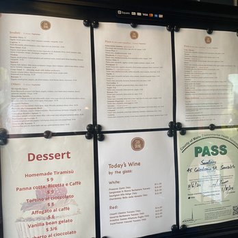 Sandrino - Menu - Pizza Near Me - Sausalito, California Sandrino - Menu - Pizza Near Me - Sausalito, California