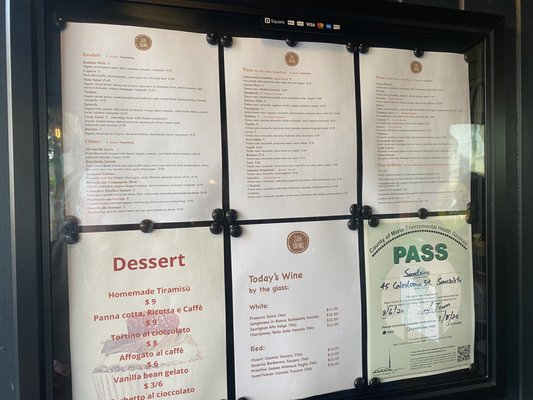 Menu photo 2 Sandrino Sausalito, CA Menu photo 2 Sandrino Sausalito, CA