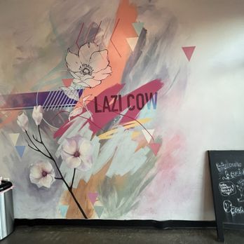 Lazi Cow - Wall art - Bubble Tea Near Me - Folsom, California Lazi Cow - Wall art - Bubble Tea Near Me - Folsom, California