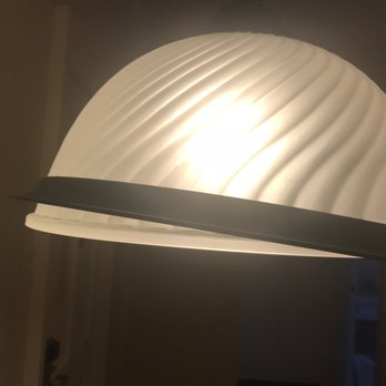 The Grand Summit Hotel - Broken lamp over the table in the room. - Hotels Near Me - Summit, New Jersey