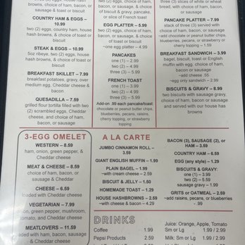 A Nice Restaurant - breakfast menu - breakfast served everyday - Breakfast & Brunch Near Me - Floyds Knobs, Indiana