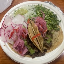 Asada and Lengua taco