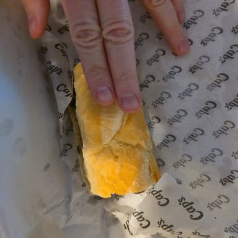 Capriotti's Sandwich Shop - This is a medium sandwich that I ordered...... its basically the width of a kids sandwich. - Sandwiches Near Me - Las Vegas, Nevada
