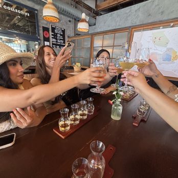 Santa Barbara Wine Collective - white wine flight and mix flight - Wine Tasting Room Near Me - Santa Barbara, California Santa Barbara Wine Collective - white wine flight and mix flight - Wine Tasting Room Near Me - Santa Barbara, California