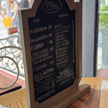 Little Charli - The menu - Pizza Near Me - New York, New York