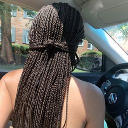Individual braids. Waist length Individual braids. Waist length