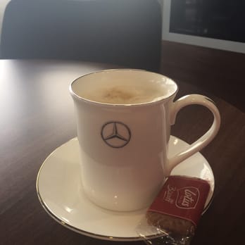 Mercedes Benz UK - Mug and saucer with biscuit this time - Car Dealers Near Me - Walsall, XWM
