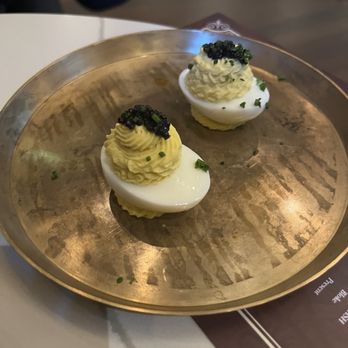 Monarch & Lion - Caviar Deviled Eggs - British Near Me - Chicago, Illinois Monarch & Lion - Caviar Deviled Eggs - British Near Me - Chicago, Illinois