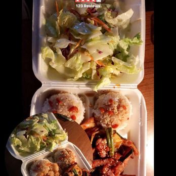 Yami Sushi & Teriyaki - Spicy chicken teriyaki PLATE - Japanese Near Me - Gresham, Oregon Yami Sushi & Teriyaki - Spicy chicken teriyaki PLATE - Japanese Near Me - Gresham, Oregon