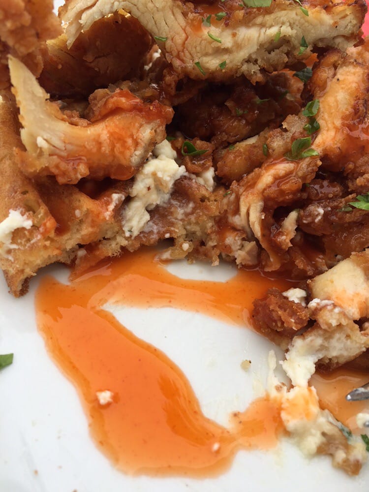 Photo of Bru's Wiffle - Santa Monica, CA, United States. I call this the Sunburned Golden Goat. Just add Louisiana hot sauce.