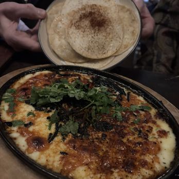 Tacos X Mezcal - Skillet Queso Fundido - Tacos Near Me - Tulsa, Oklahoma Tacos X Mezcal - Skillet Queso Fundido - Tacos Near Me - Tulsa, Oklahoma