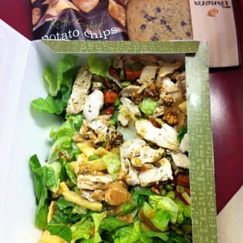 Panera Bread - Thai chicken salad, chips, chocolate chip cookie. - Sandwiches Near Me - Bethesda, Maryland