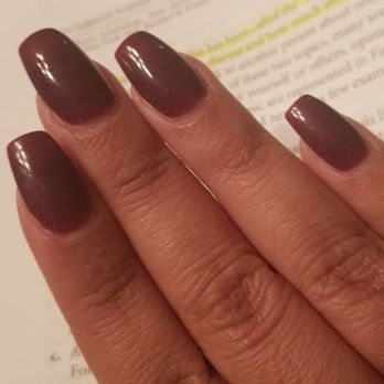 Bliss Nail Spa - Hard to see, but the top coat is peeling. Amazing shape and colors tho! - Nail Salons Near Me - Dallas, Texas Bliss Nail Spa - Hard to see, but the top coat is peeling. Amazing shape and colors tho! - Nail Salons Near Me - Dallas, Texas