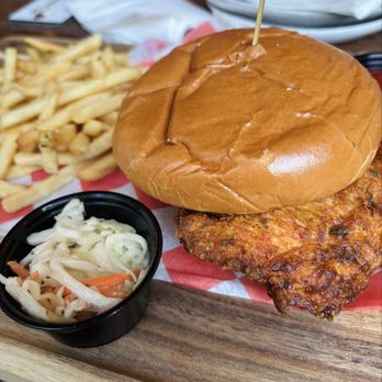 Bronson Bierhall - Nashville Hot Chicken Sandwich. - New American Near Me - Arlington, Virginia