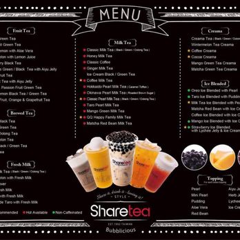 Sharetea - Bubble Tea Near Me - Santa Ana, California