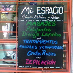 Mi Espacio - algunos de sus servicios