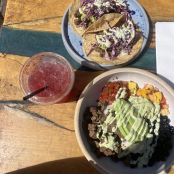 Blue Whale - Baja Bowl and Aji Tacos - Cafes Near Me - La Jolla, California
