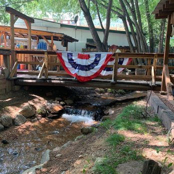 Pantry Restaurant - The creek running through the dinning area - American Near Me - Green Mountain Falls, Colorado Pantry Restaurant - The creek running through the dinning area - American Near Me - Green Mountain Falls, Colorado