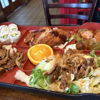 Cherryblossom Noodle Cafe - Orange Zest Pork Bento Special - Sushi Bars Near Me - Phoenix, Arizona Cherryblossom Noodle Cafe - Orange Zest Pork Bento Special - Sushi Bars Near Me - Phoenix, Arizona