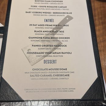 The Bancroft - Menu - New American Near Me - Burlington, Massachusetts