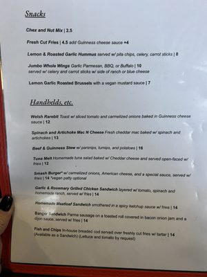 Menu photo 4 The Pitch on Butler Pittsburgh, PA