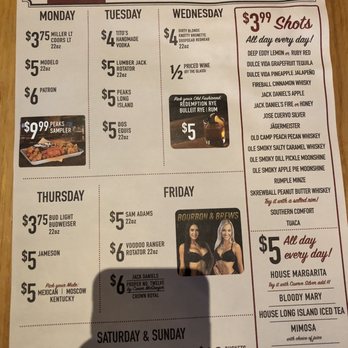 Twin Peaks - Happy Hour 2-7 - American Near Me - Henderson, Nevada Twin Peaks - Happy Hour 2-7 - American Near Me - Henderson, Nevada