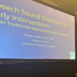 Chatter House Therapies - CSUN Presentation to SLPs!