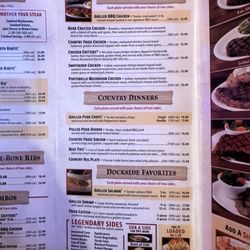 Texas Roadhouse - Menu