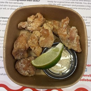 Soupa Noodle Bar - Karaage w kewpie and lime. YUM! Would totally order again! - Ramen Near Me - Jacksonville, Florida Soupa Noodle Bar - Karaage w kewpie and lime. YUM! Would totally order again! - Ramen Near Me - Jacksonville, Florida
