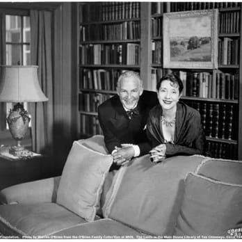 Ten Chimneys - Alfred Lunt and Lynn Fontanne in the Library at Ten Chimneys - Tours Near Me - Genesee Depot, Wisconsin Ten Chimneys - Alfred Lunt and Lynn Fontanne in the Library at Ten Chimneys - Tours Near Me - Genesee Depot, Wisconsin