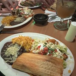 Tamale and Enchiladas! Loved it all!