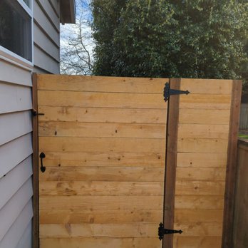 Hergom Landscaping - New gate where before it was just open. - Landscaping Near Me - Seattle, Washington Hergom Landscaping - New gate where before it was just open. - Landscaping Near Me - Seattle, Washington