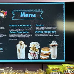 Ricolandia - Menu