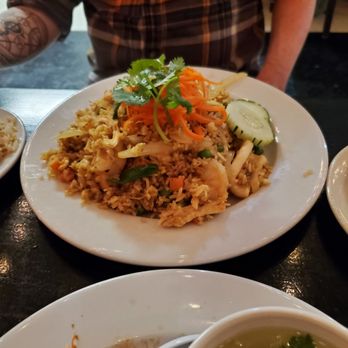 Ocha Noodle cafe - House fried rice with shrimp and calamari - Ramen Near Me - Beaufort, South Carolina Ocha Noodle cafe - House fried rice with shrimp and calamari - Ramen Near Me - Beaufort, South Carolina
