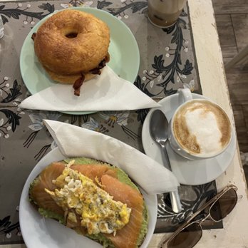 La Milkeria - bacon egg and cheese bagel, toast with lox and egg, cappuccinos - Cafeteria Near Me - Florence, FI La Milkeria - bacon egg and cheese bagel, toast with lox and egg, cappuccinos - Cafeteria Near Me - Florence, FI
