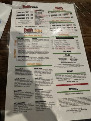 Menu photo 4 Duffs Famous Wings Williamsville, NY Menu photo 4 Duffs Famous Wings Williamsville, NY