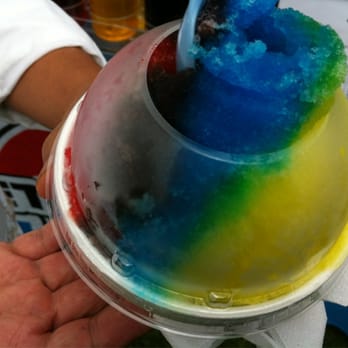 Get Shaved Truck - Rockin' Rainbow - Cherry, Blue Raspberry, and Pineapple - Food Trucks Near Me