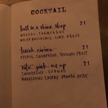 Roosterfish - Menu - Bars Near Me - Venice, California Roosterfish - Menu - Bars Near Me - Venice, California